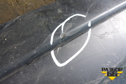 Юбка заднего бампера (под парктроник) для Citroen C5 с 2005-2008г (С5)