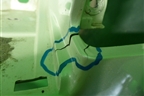 Бампер задний (после 2015г под парктроник) (5215960740) для Toyota Land Cruiser (200) с 2008г (Ленд Крузер)