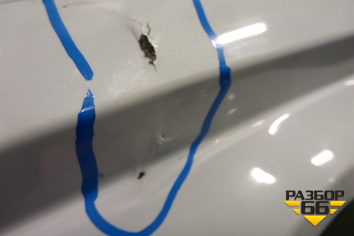 Бампер задний (под парктроник) (8R0807511) для Audi Q5 c 2008-2017г (Ку 5)