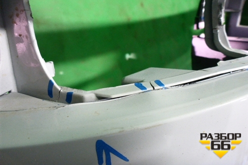 Бампер задний (под парктроник) (8R0807511) для Audi Q5 c 2008-2017г (Ку 5)