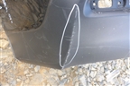 Бампер задний (под парктроник) (5215948170) для Toyota Highlander с 2007-2013г (Хайлендер)