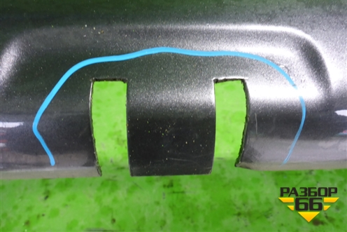 Бампер задний (до 2017г под парктроник) (5215960500) для Toyota Land Cruiser Prado(150) с 2009г (Ленд Крузер Прадо)