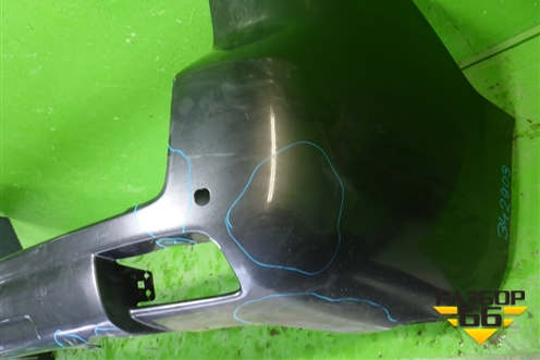 Бампер задний (до 2017г под парктроник) (5215960500) для Toyota Land Cruiser Prado(150) с 2009г (Ленд Крузер Прадо)