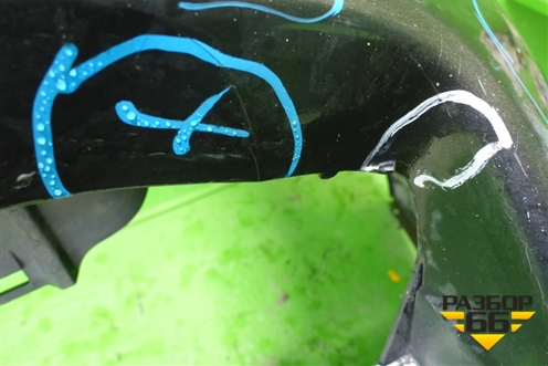 Бампер задний (до 2017г под парктроник) (5215960500) для Toyota Land Cruiser Prado(150) с 2009г (Ленд Крузер Прадо)