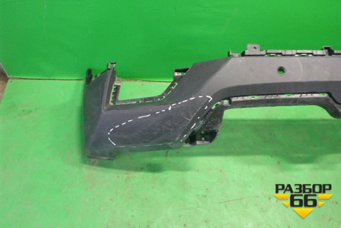 Бампер задний нижняя часть (под парктроник) (86612M0000) для Hyundai Creta с 2016-2021г (Крета)