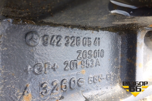 Кронштейн пневморессоры (задний правый) (9423280541) для Mercedes Benz TRUCK Axor 2 с 2004г (Аксор)