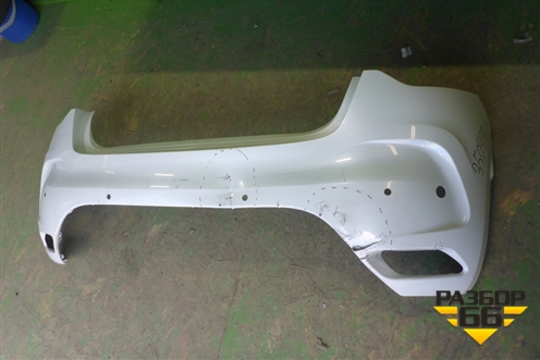 Бампер задний (без юбки под парктроник) (9670684477) для Citroen DS4 с 2011г (ДС 4)