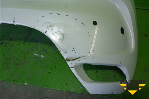 Бампер задний (без юбки под парктроник) (9670684477) для Citroen DS4 с 2011г (ДС 4)