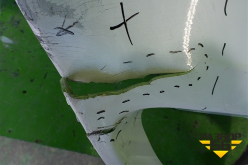 Бампер задний (без юбки под парктроник) (9670684477) для Citroen DS4 с 2011г (ДС 4)