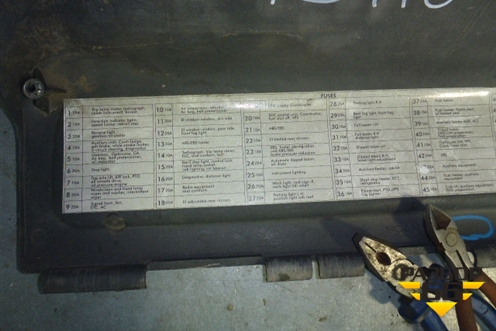Крышка блока предохранителей (1322950) для Scania  4 Series с 1995-2005г
