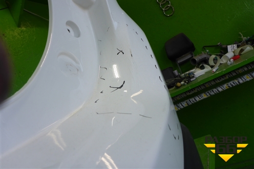 Бампер задний (после 2015г под накладку) (6410C996ZZ) для Mitsubishi Outlander с 2012-2024г (Аутлендер)