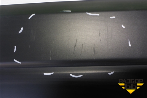 Бампер задний (после 2015г под накладку) (6410C996ZZ) для Mitsubishi Outlander с 2012-2024г (Аутлендер)