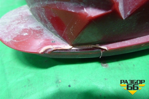 Фонарь в задний бампер левый (9672489880) для Citroen DS4 с 2011г (ДС 4)