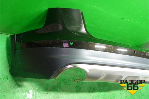 Бампер задний (с юбкой под парктроник) (4G9807511AL) для Audi A6 (C7) Allroad Quattro с 2012-2019г (А6)