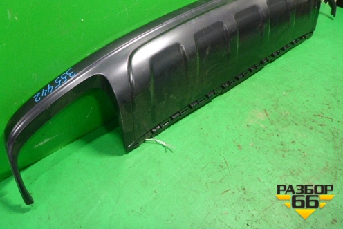 Юбка заднего бампера (новая) (4M0807521) для Audi Q7 c 2015г (Ку 7)