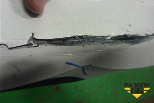 Бампер задний (после 2015г до 2018г с накладкой) (6410C798ZZ) для Mitsubishi Outlander с 2012-2024г (Аутлендер)