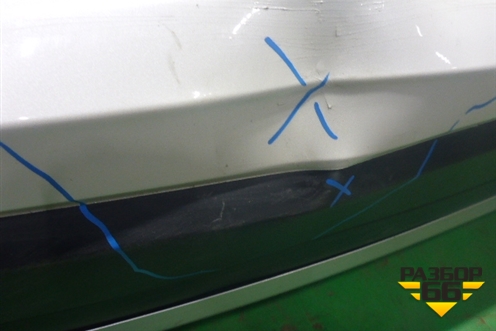 Бампер задний (после 2015г до 2018г с накладкой) (6410C798ZZ) для Mitsubishi Outlander с 2012-2024г (Аутлендер)