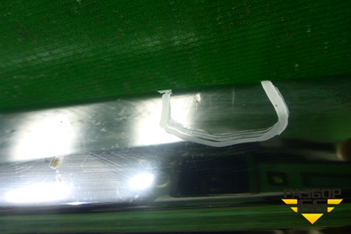 Накладка заднего бампера (AMG) (A1668856825) для Mercedes Benz GL-Klass X166 с 2012г