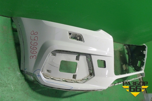 Бампер передний (после 2014г под омыватель) (8U0807437AD) для Audi Q3 с 2011-2018г (Ку 3)