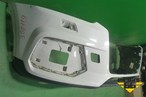 Бампер передний (после 2014г под омыватели) (8U0807437AE) для Audi Q3 с 2011-2018г (Ку 3)