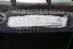 Кронштейн заднего бампера левый (под фонарь седан) (A2048800103) для Mercedes Benz C-Klass W204 с 2007-2014г (Ц)