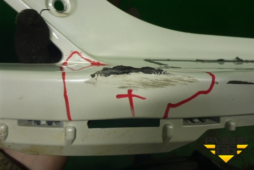 Бампер задний (после 2015г) (521590R150) для Toyota Rav-4 с 2012-2019г (Рав 4)