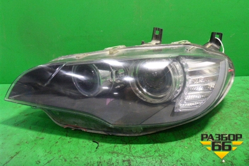 Фара левая (ксенон без блока и лампы не адаптивная) (1EL00964401) для BMW X6 E71 с 2008-2014г (Х6 Е71)