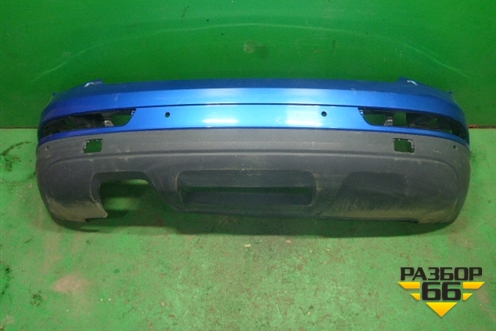 Бампер задний (после 2014г под парктроник) (8U0807385C) для Audi Q3 с 2011-2018г (Ку 3)