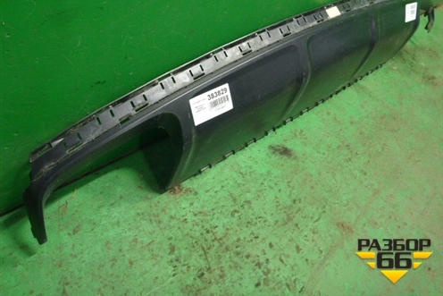 Юбка заднего бампера (4M0807521B) для Audi Q7 c 2015г (Ку 7)