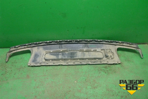 Юбка заднего бампера (4M0807521B) для Audi Q7 c 2015г (Ку 7)