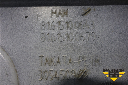 Корпус подножки левой (нижний) (81615100643) ( 81615100679) для MAN  TGS с 2007г