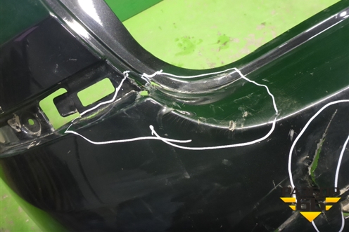 Бампер задний (после 2014г под парктроник) (51127445571) для BMW X3 F25 с 2010-2017г (Х3 Ф25)