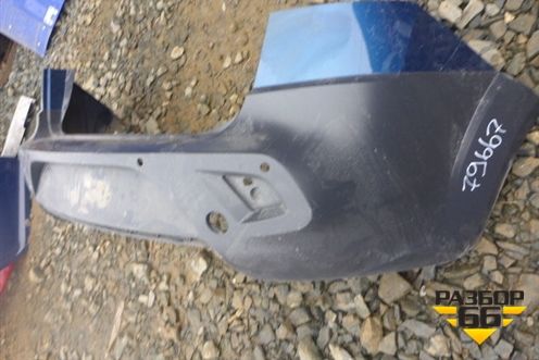 Бампер задний (под парктроник) для Seat Altea с 2004-2015г