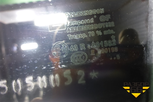 Стекло двери задней левой (хетчбэк 2005г) (93183268) для Opel Astra H с 2004-2015г