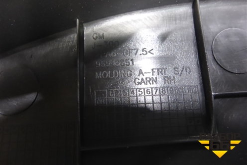 Накладка двери передней правой (на рамку) (95942851) для Chevrolet Cruze c 2009-2015г