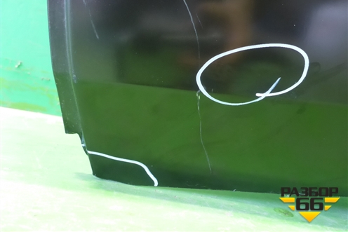 Дверь задняя левая (9006S1) для Citroen DS4 с 2011г (ДС 4)