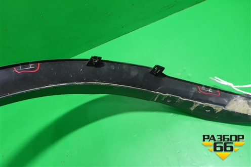 Накладка заднего крыла правого (93828BM90B) для Nissan Qashqai (J11E) с 2013г (Кашкай)