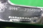 Юбка переднего бампера (51117354816) для BMW X1 F48 с 2014г (Х1 Ф48)