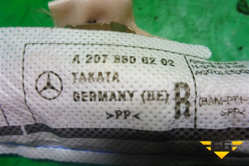 Подушка безопасности боковая шторка правая (A2078600202) для Mercedes Benz E-Klass C207 (купе) с 2009г (Е Купе)