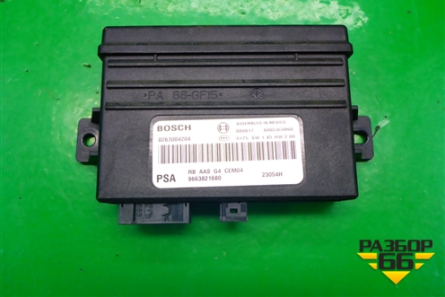 Блок управления парктроником (9663821680) для Citroen C5 с 2008г (С5)