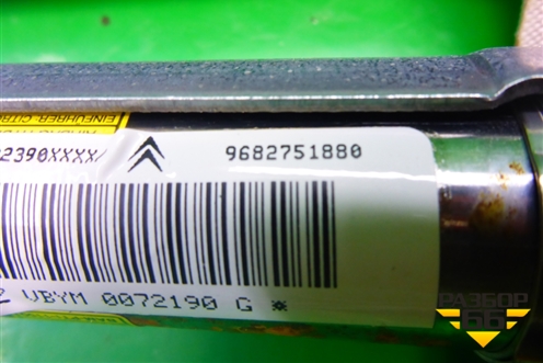 Подушка безопасности боковая шторка левая (универсал) (9682751880) для Citroen C5 с 2008г (С5)