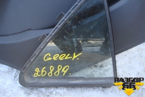 Стекло двери задней правой форточка для Geely MK с 2008г (МК)