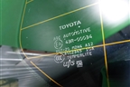 Стекло глухое правое (до 2015) (6271060E50) для Toyota Land Cruiser (200) с 2008г