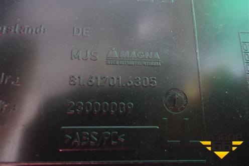 Накладка на торпедо  (81617016305) для MAN  TGS с 2007г