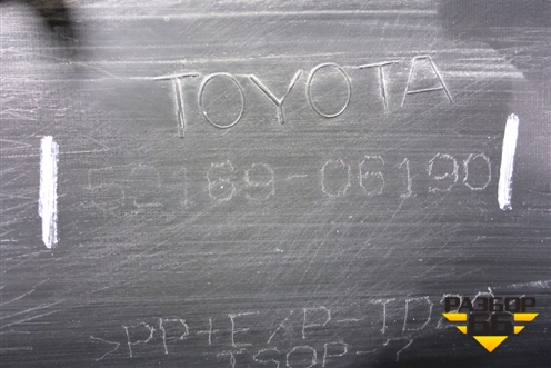 Юбка заднего бампера (5216906190) для Toyota Camry V70 с 2017г