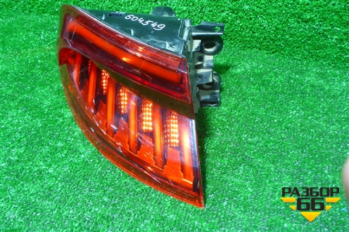 Фонарь задний наружный левый (Led) (4M8945069B) для Audi Q8 с 2018г (Ку 8)
