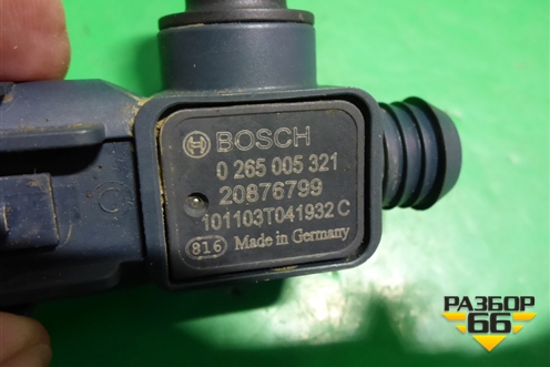 Датчик давления (на вакуумный усилитель тормозов) (20876799) для Opel Astra J с 2009г