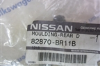 Накладка двери задней правой (новая) (82870BR11B) для Nissan Qashqai+2 (JJ10E) с 2008-2013г (Кашкай)