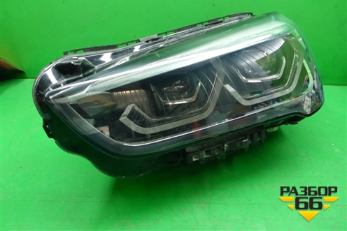 Фара левая (после 2019г Full Led без блоков) (63115A01171) для BMW X1 F48 с 2014г (Х1 Ф48)