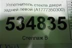 Уплотнитель стекла двери задней левой (A1777350300) для Mercedes Benz A200/220 W177 с 2018г (А)